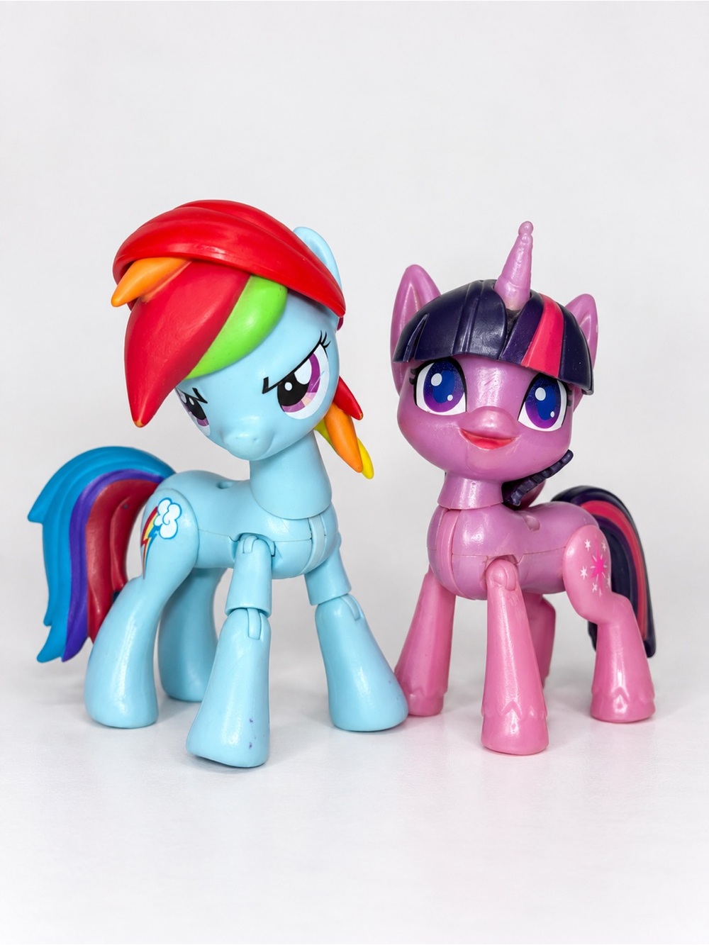 2013 Hasbro My Little Pony Rainbow Dash Twilight Sparkle Fashion Style Set